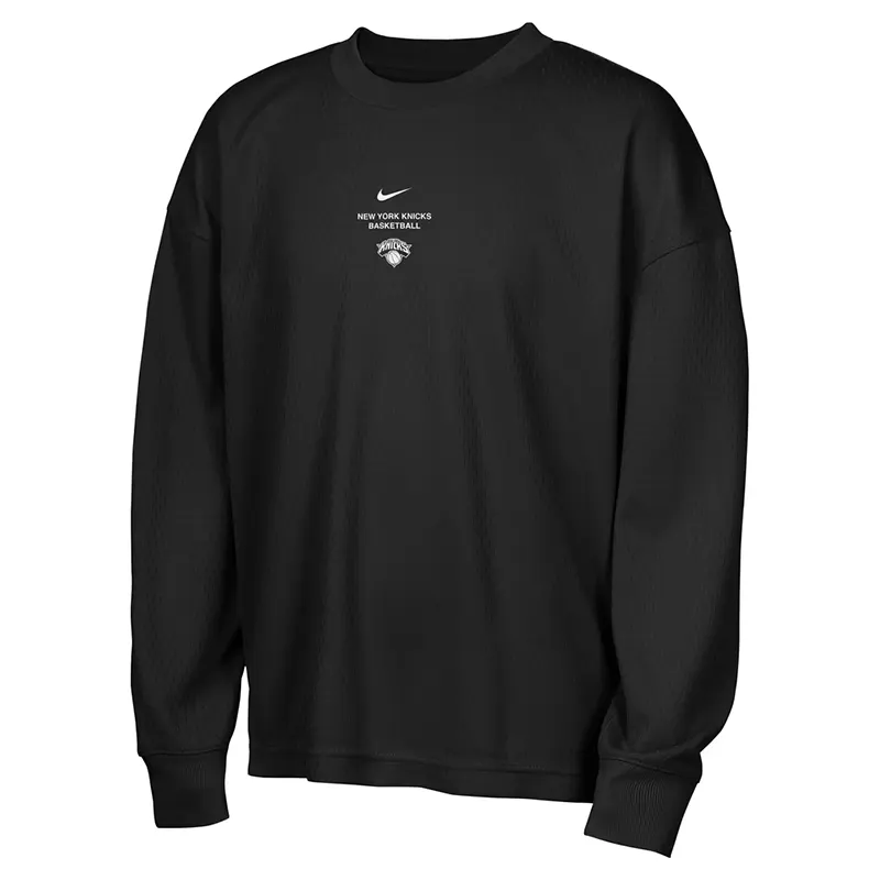 Nike x NBA New York Knicks 2026 Standard Issue Long Sleeve T-Shirt - Image 2