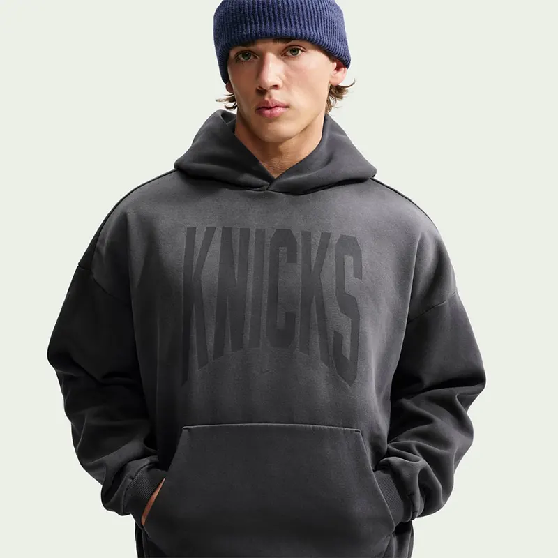Nike x NBA New York Knicks 2026 Standard Issue Travel Washed Hoodie - Image 7