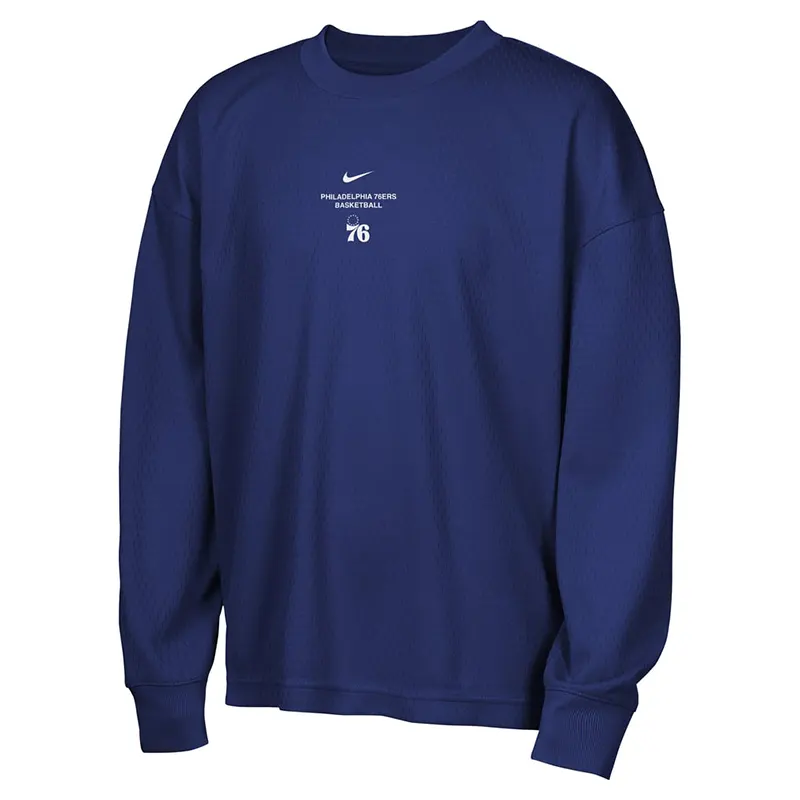Nike x NBA Philadelphia 76ers 2026 Standard Issue Long Sleeve T-Shirt - Image 2