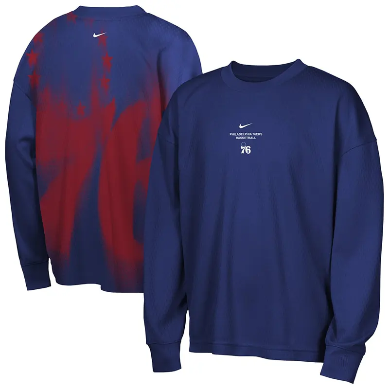 Nike x NBA Philadelphia 76ers 2026 Standard Issue Long Sleeve T-Shirt