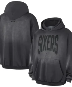 Nike x NBA Philadelphia 76ers 2026 Standard Issue Travel Washed Hoodie
