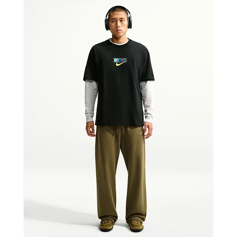 Nike x One Piece Black T-Shirt - Image 3