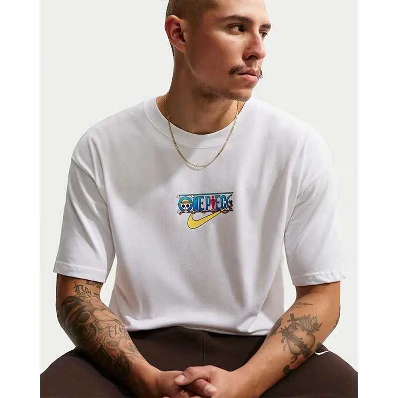 Nike x One Piece White T-Shirt - Image 2