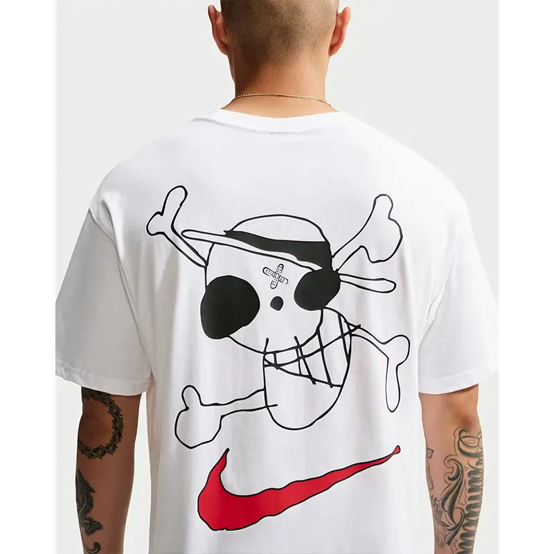 Nike x One Piece White T-Shirt - Image 3