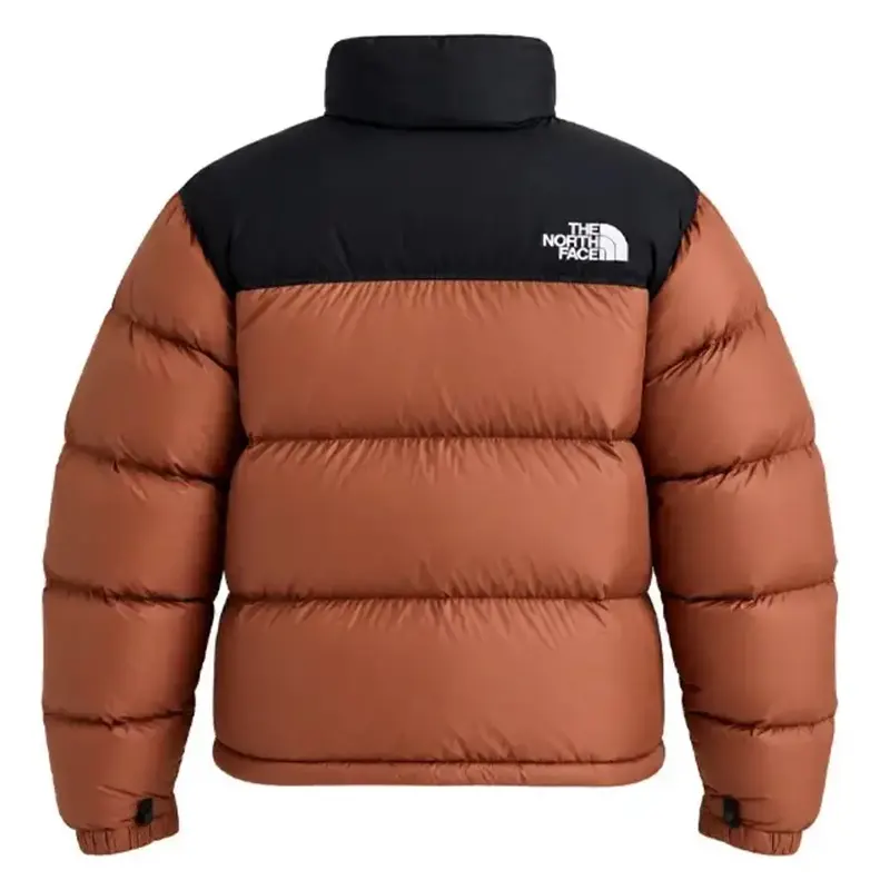 Nuptse Packable Brown Puffer Jacket - Image 2
