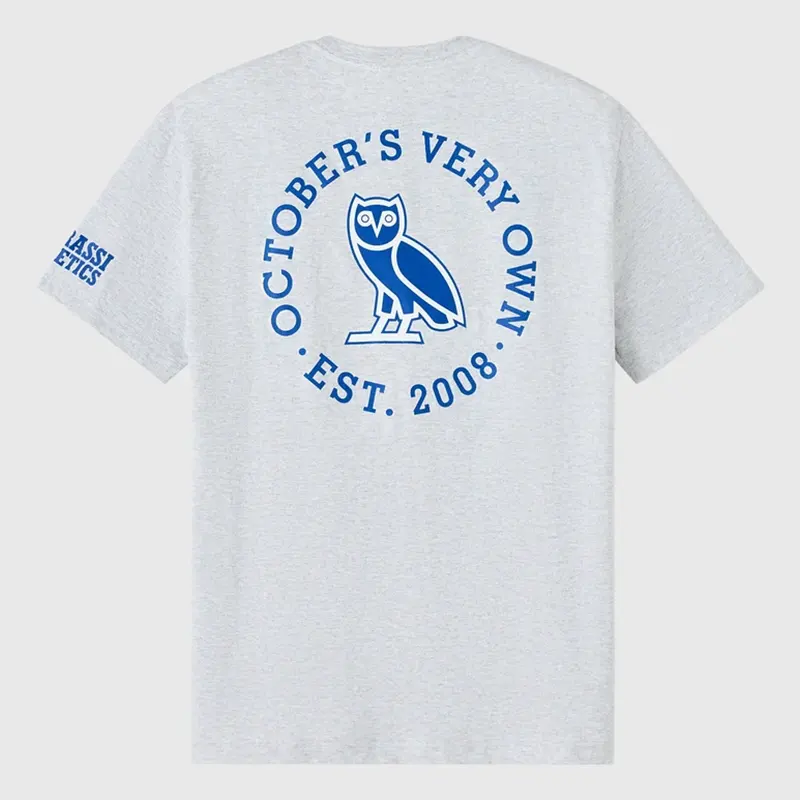 OVO Degrassi Panthers Ash Heather Grey Tee - Image 2