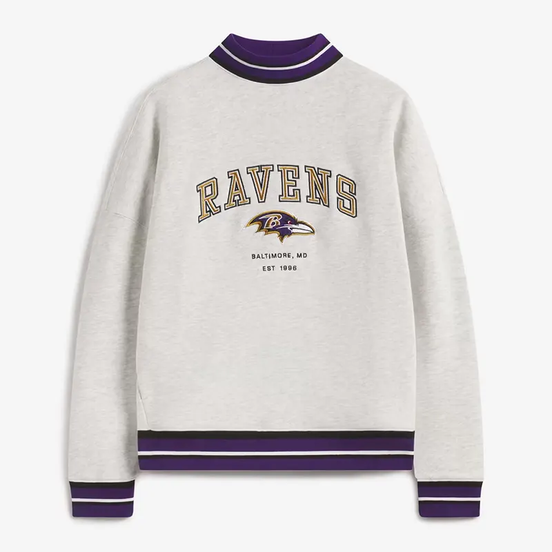 Off Season x NFL Baltimore Ravens Mock Neck Sweatshirt