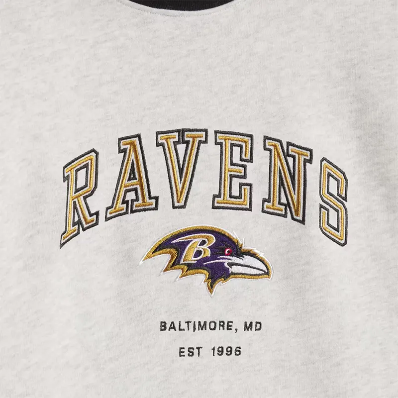 Off Season x NFL Baltimore Ravens Mock Neck Sweatshirt - Image 3