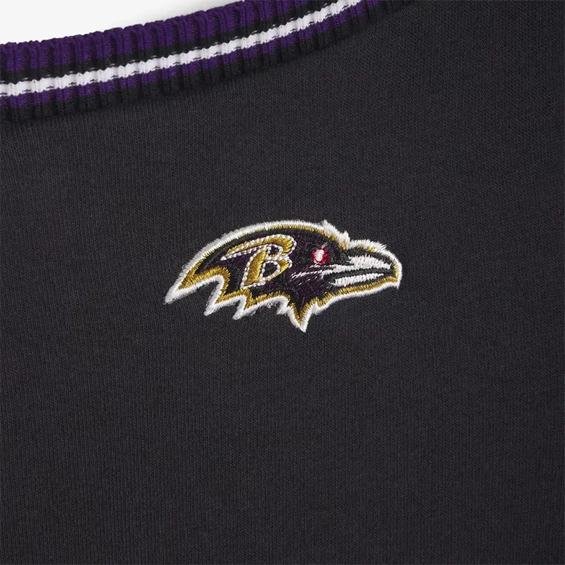 Off Season x NFL Baltimore Ravens Off The Shoulder Long Sleeve Top - Image 3