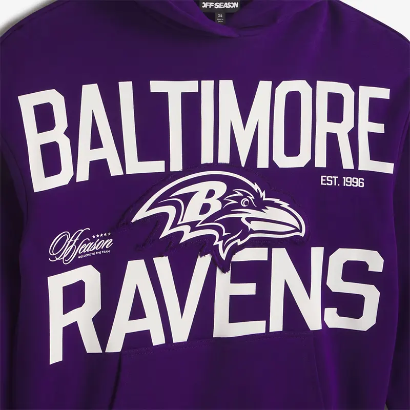 Off Season x NFL Baltimore Ravens Oversized Hoodie - Image 3