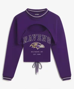 Off Season x NFL Baltimore Ravens Shrug Cami