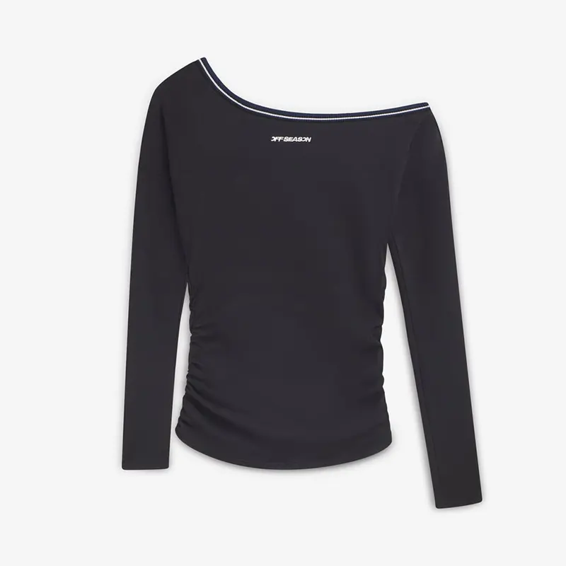 Off Season x NFL New England Patriots Off The Shoulder Long Sleeve Top - Image 2