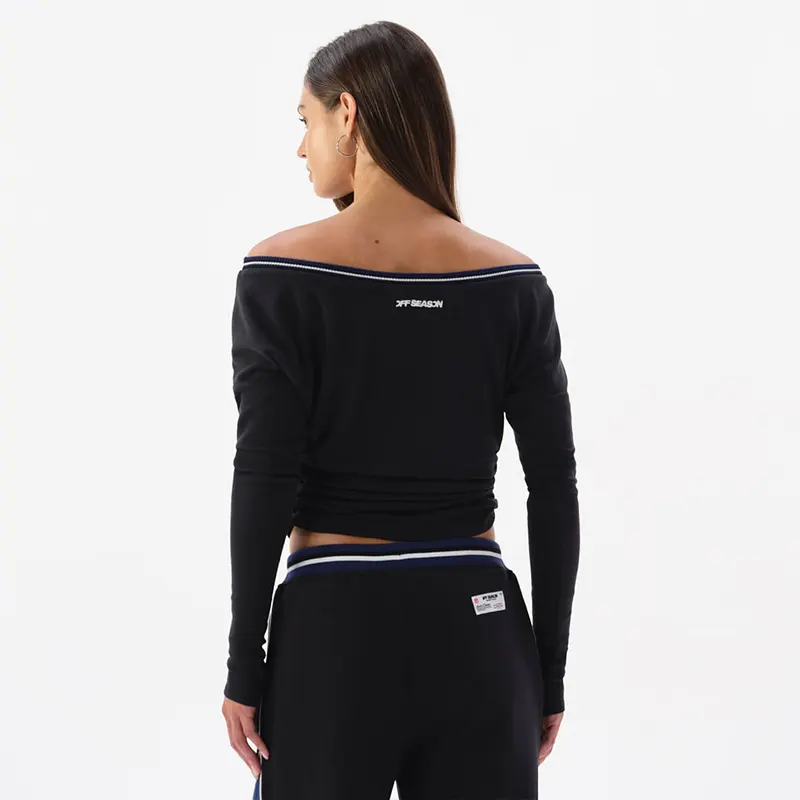 Off Season x NFL New England Patriots Off The Shoulder Long Sleeve Top - Image 5