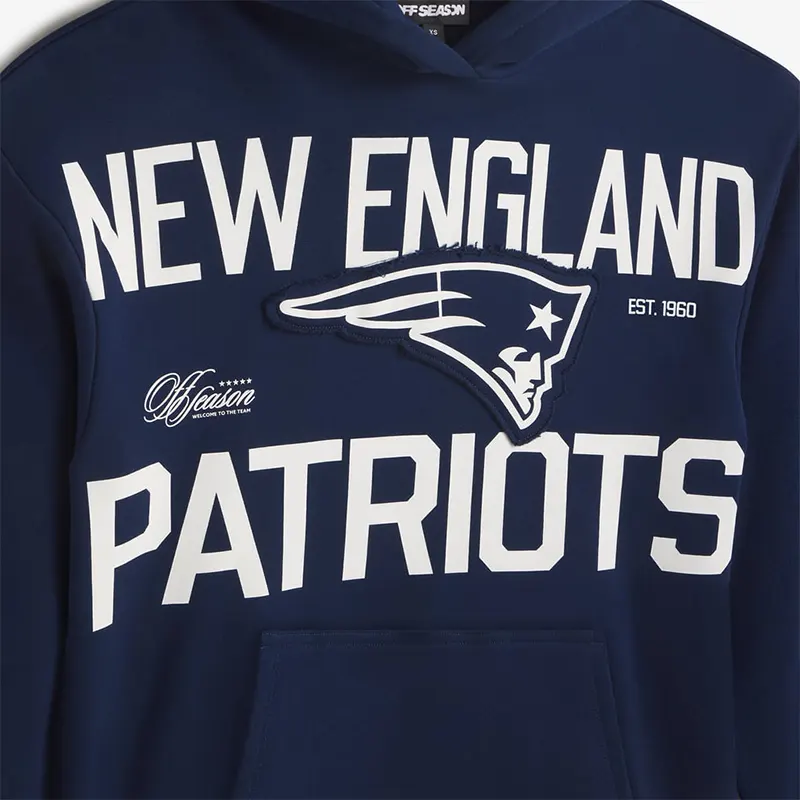 Off Season x NFL New England Patriots Oversized Hoodie - Image 3