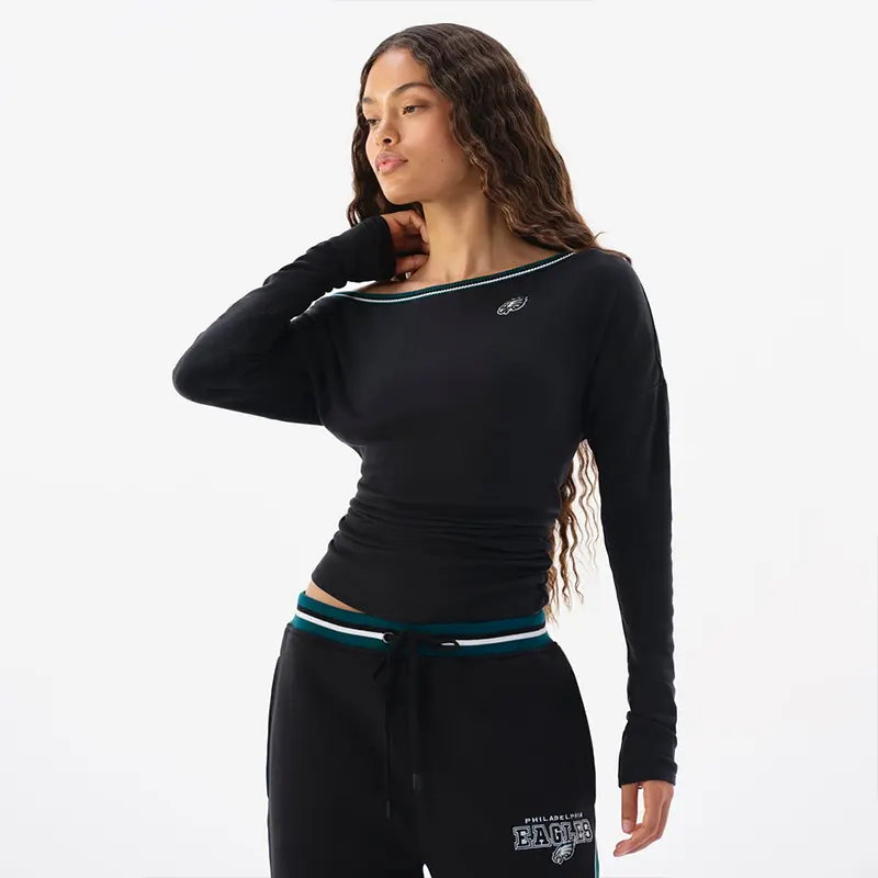 Off Season x NFL Philadelphia Eagles Off The Shoulder Long Sleeve Top - Image 7