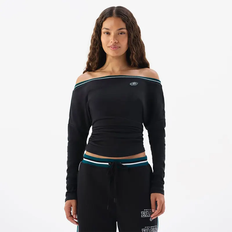 Off Season x NFL Philadelphia Eagles Off The Shoulder Long Sleeve Top - Image 4