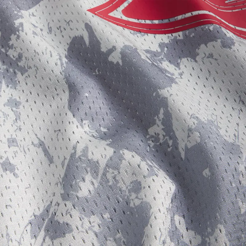 Off Season x NFL San Francisco 49ers Camo Mesh Long Sleeve V-Neck Top - Image 8