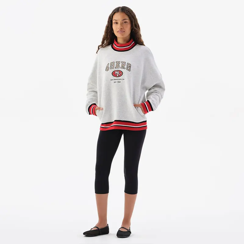 Off Season x NFL San Francisco 49ers Mock Neck Sweatshirt - Image 6