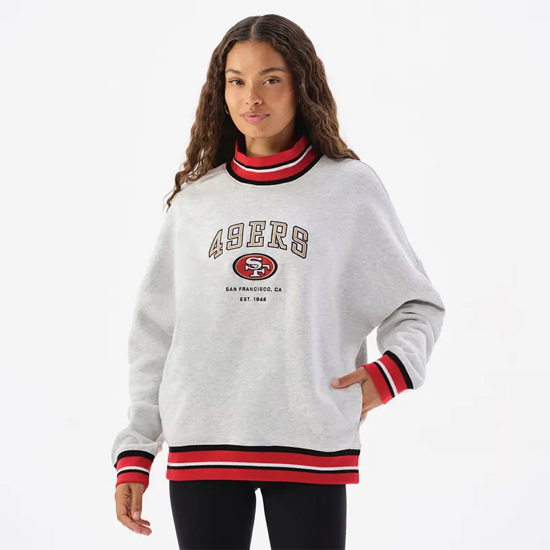 Off Season x NFL San Francisco 49ers Mock Neck Sweatshirt - Image 4