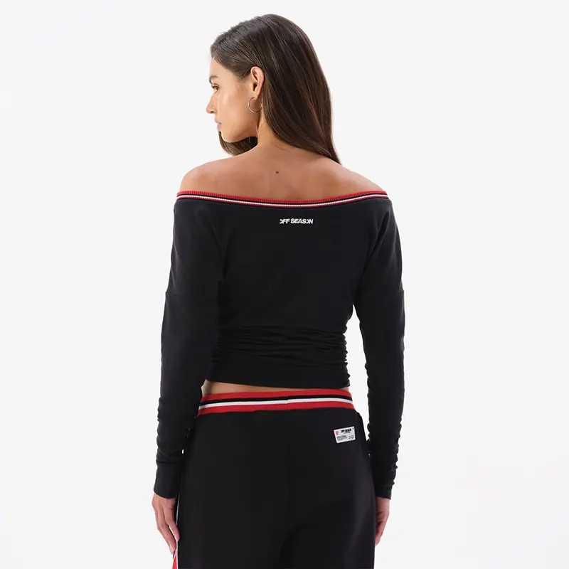 Off Season x NFL San Francisco 49ers Off The Shoulder Long Sleeve Top - Image 7