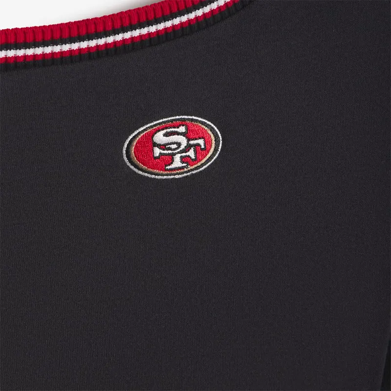 Off Season x NFL San Francisco 49ers Off The Shoulder Long Sleeve Top - Image 3