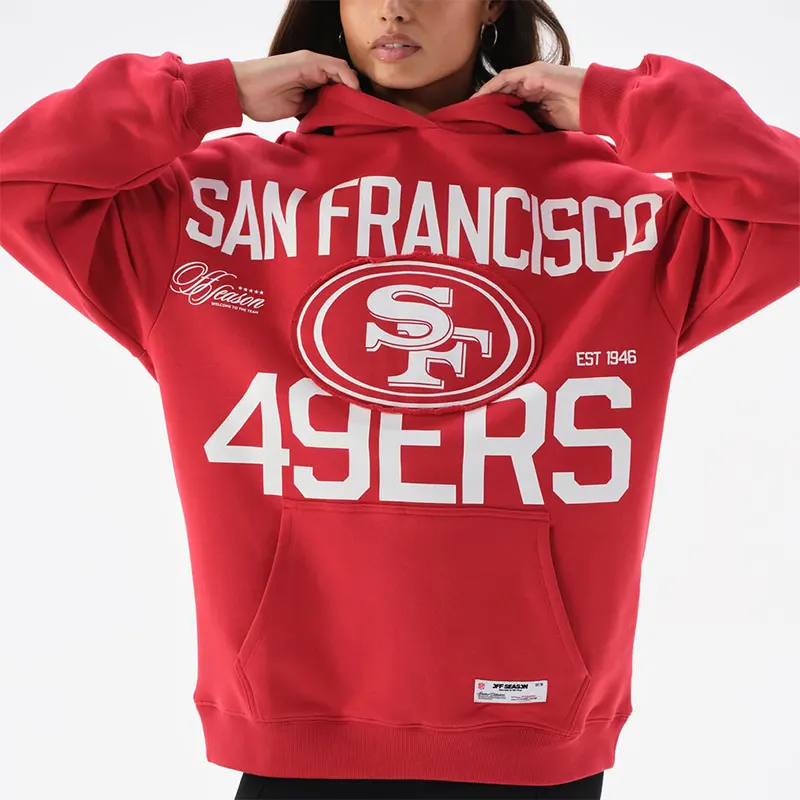 Off Season x NFL San Francisco 49ers Oversized Hoodie - Image 7