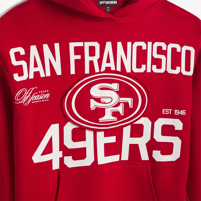 Off Season x NFL San Francisco 49ers Oversized Hoodie - Image 3