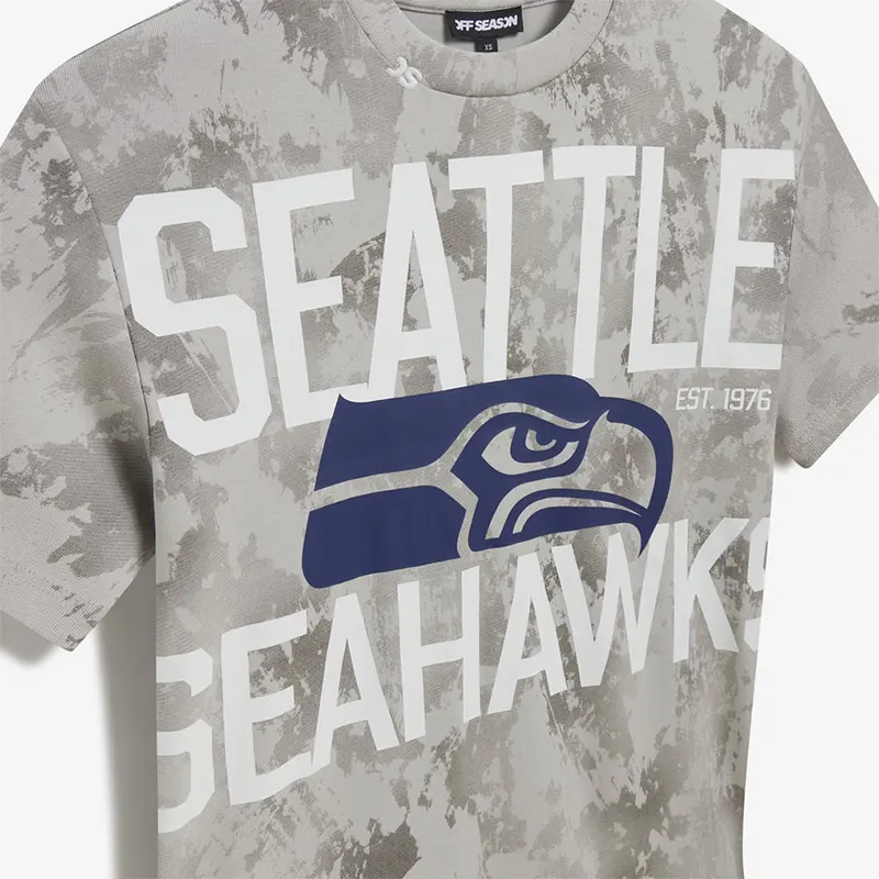 Off Season x NFL Seattle Seahawks Camo Graphic T-Shirt - Image 3