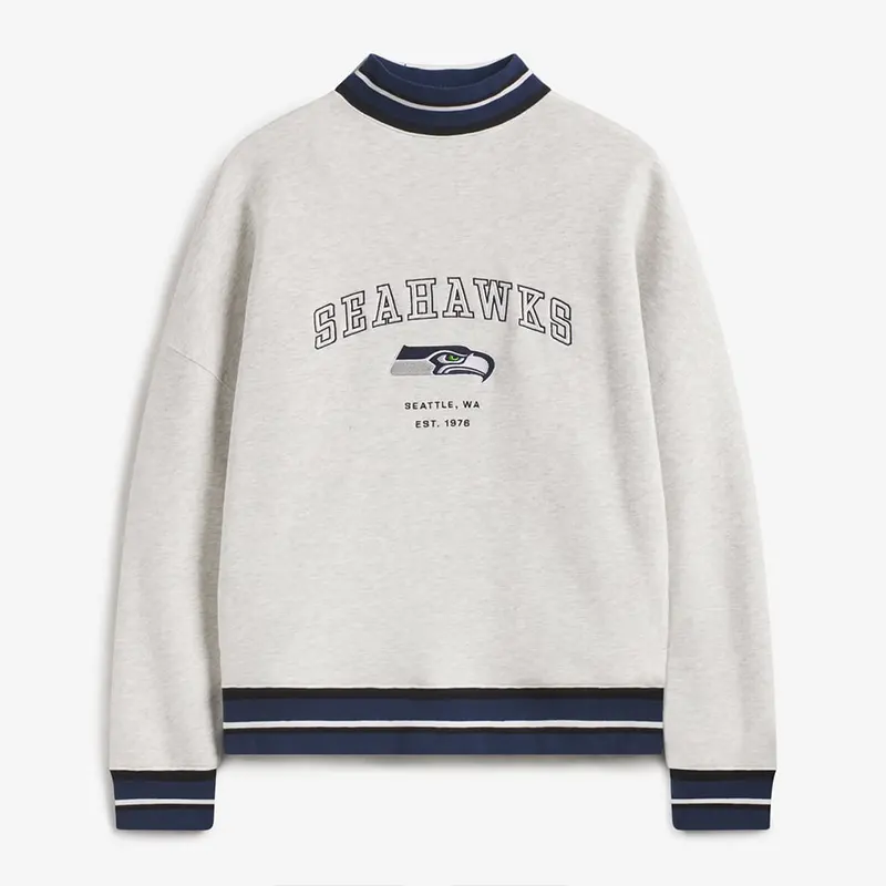Off Season x NFL Seattle Seahawks Mock Neck Sweatshirt