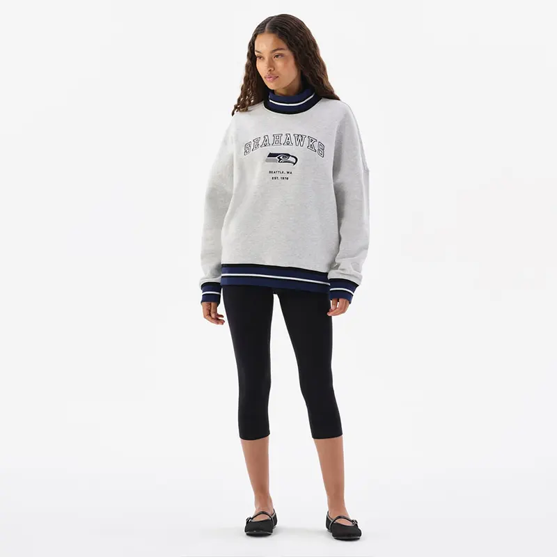 Off Season x NFL Seattle Seahawks Mock Neck Sweatshirt - Image 5