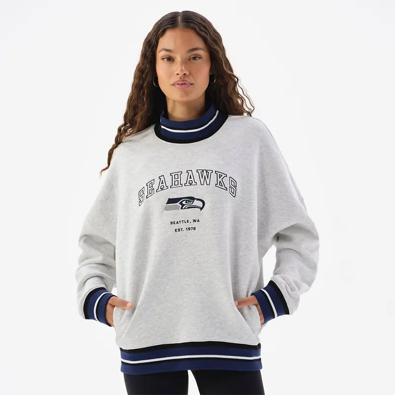 Off Season x NFL Seattle Seahawks Mock Neck Sweatshirt - Image 4