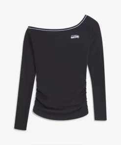 Off Season x NFL Seattle Seahawks Off The Shoulder Long Sleeve Top