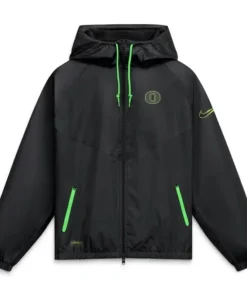 Oregon Ducks Origin of Speed Windrunner Black Jacket