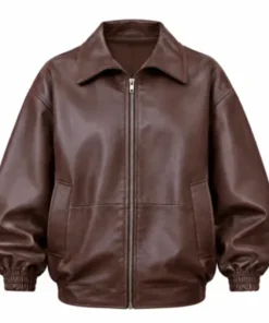 PFW Shailene Woodley Brown Jacket