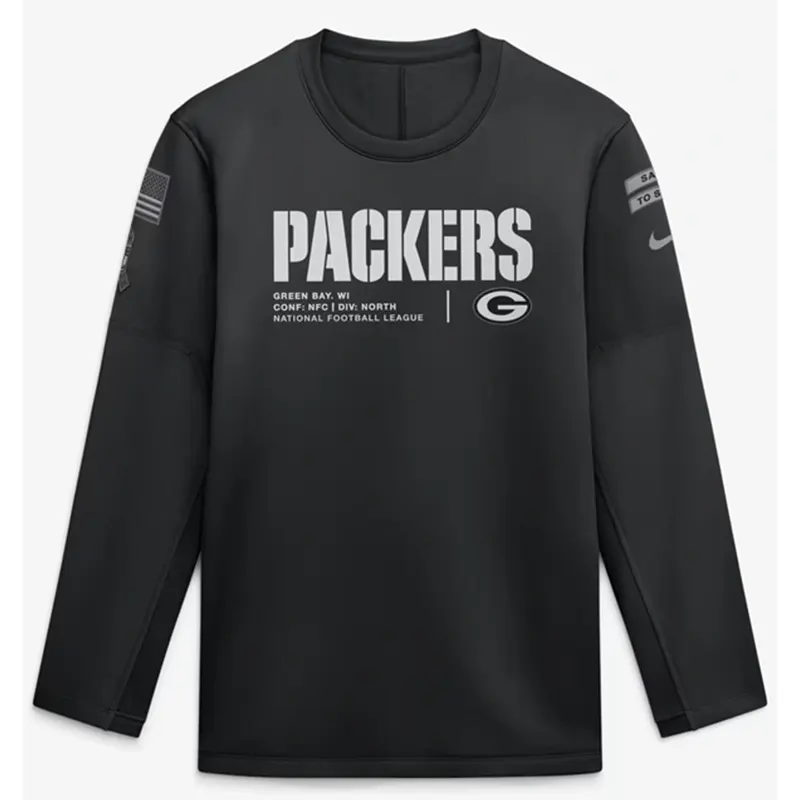 Packers 2026 Salute to Service Crewneck Sweatshirt
