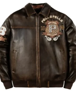 Pelle Pelle 48th Anniversary Dark Brown Leather Jacket