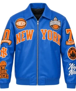 Pelle Pelle Knicks Blue Jacket