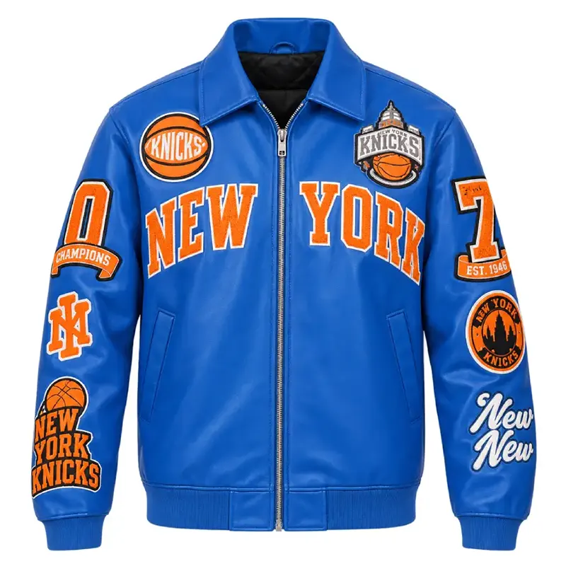 Pelle Pelle Knicks Blue Jacket