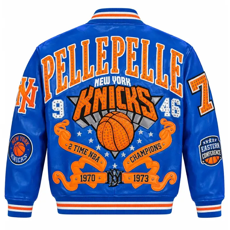 Pelle Pelle Knicks Blue Jacket - Image 2