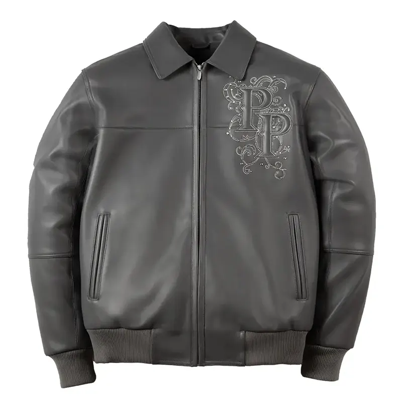 Pelle Pelle Shoulder Crest Grey Jacket
