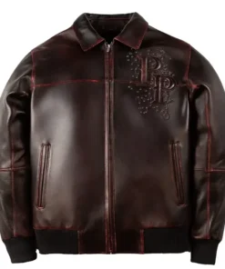 Pelle Pelle Shoulder Crest Red Jacket
