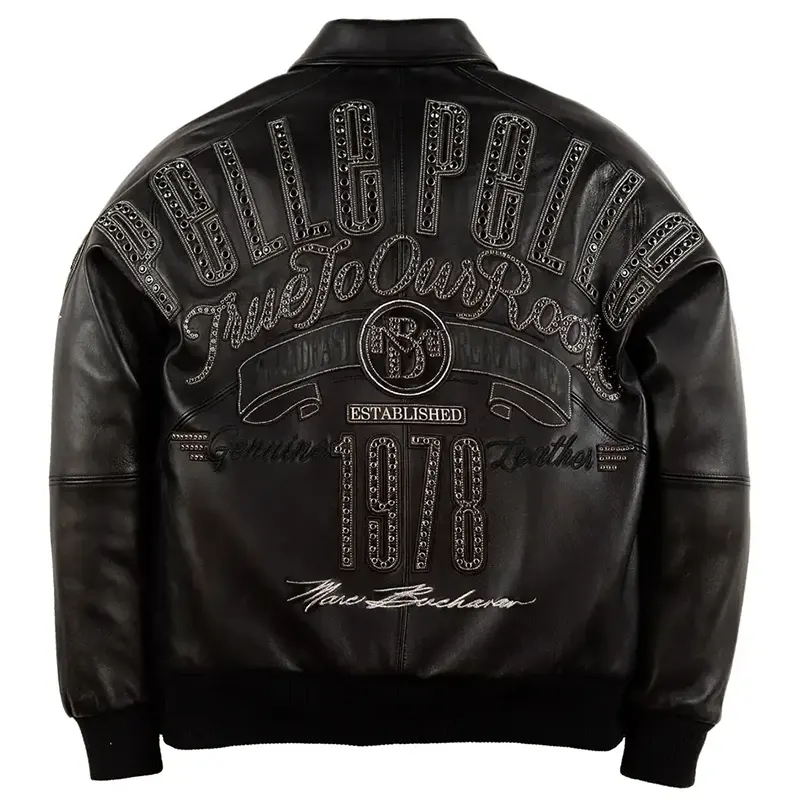 Pelle Pelle True To Our Roots Dark Black Jacket - Image 2