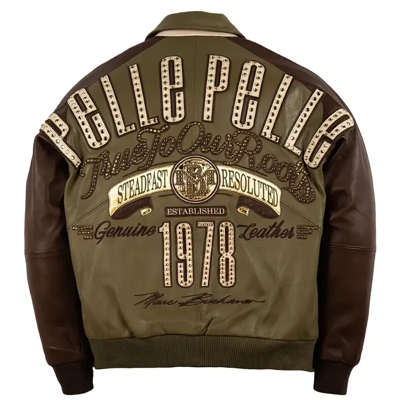 Pelle Pelle True To Our Roots Olive Jacket - Image 2