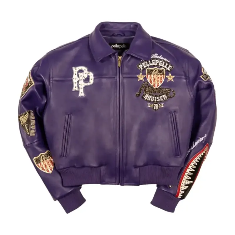 Pelle Pelle Womens Purple Jacket