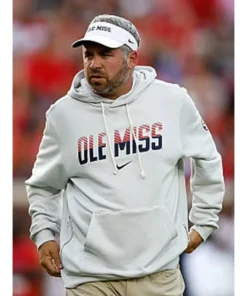 Pete Golding 2026 Ole Miss Rebels Sideline Grey Hoodie