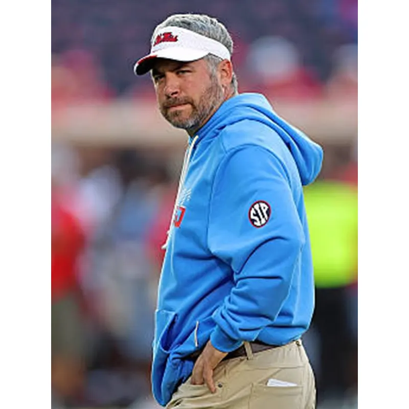 Pete Golding 2026 Ole Miss Rebels Sideline Hoodie - Image 2
