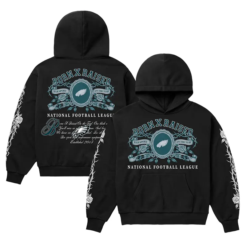 Philadelphia Eagles Born x Raised Crest Hoodie