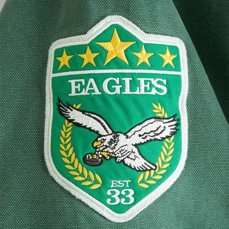 Philadelphia Eagles Hooded Bomber Jacket - Image 4