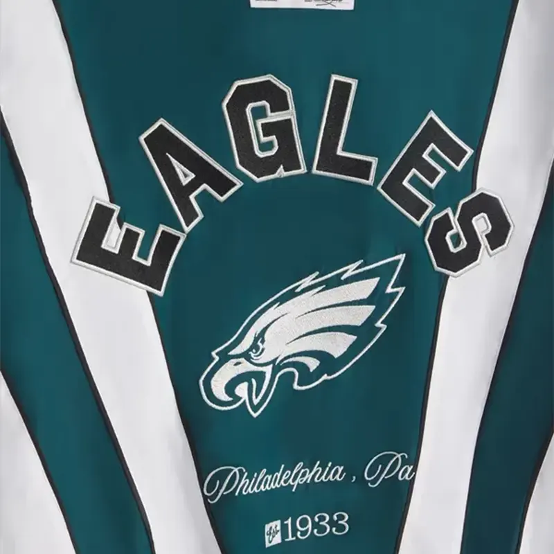 Philadelphia Eagles Off Season Full Zip Windbreaker Jacket - Image 3