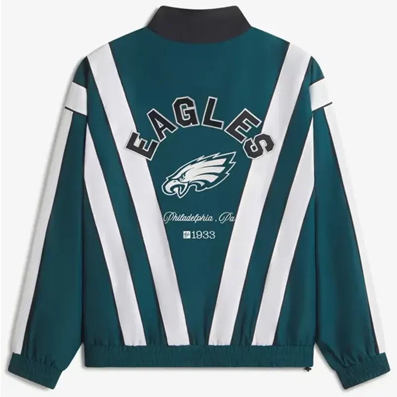 Philadelphia Eagles Off Season Full Zip Windbreaker Jacket - Image 2